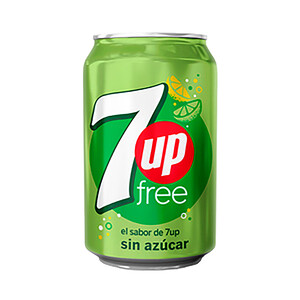 SEVEN-UP Refresco de Lima Limón sin Azúcar, 330 ml ( Paquete de 24