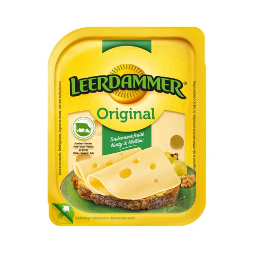 LEERDAMMER Queso en lonchas masdam LEERDAMMER 160 g.