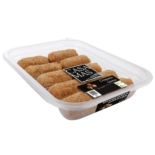 CASA MAS Croquetas caseras listas para calentar y comer CASA MAS 280 g.