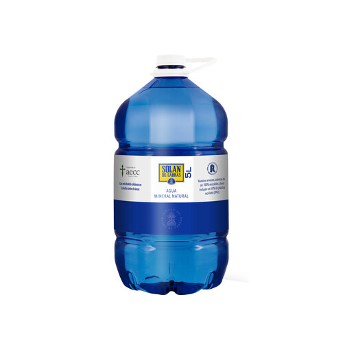 SOLAN DE CABRAS Agua mineral garrafa de 5 l.