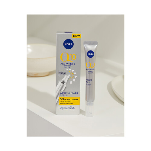 NIVEA Sérum rellenador de arrugas al instante NIVEA Q10 expert 15 ml.