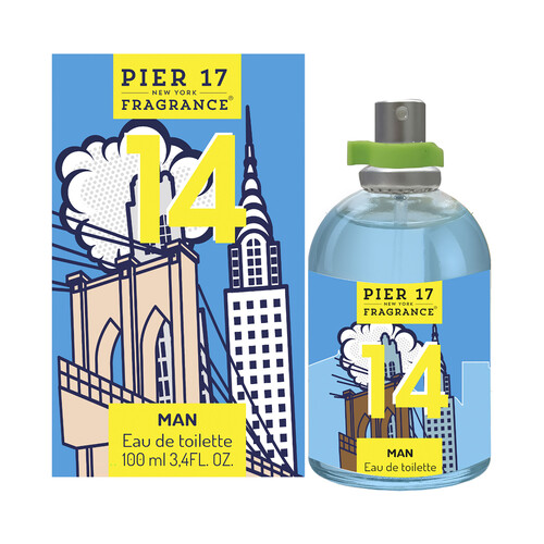 PIER 17 14 Eau de toilette para hombre con vaporizador en spray 100 ml.