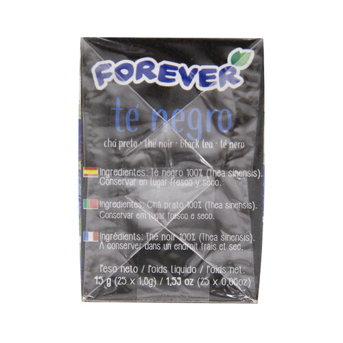 FOREVER Té negro 25 uds.