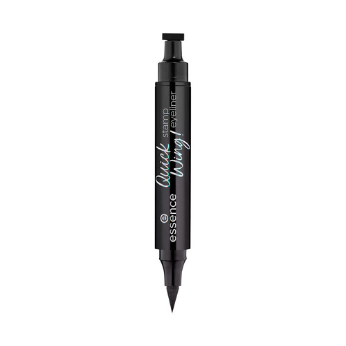 ESSENCE Qick wing! tono 01 black Sello doble para eyeliner con punta rotulador y forma de rabillo.