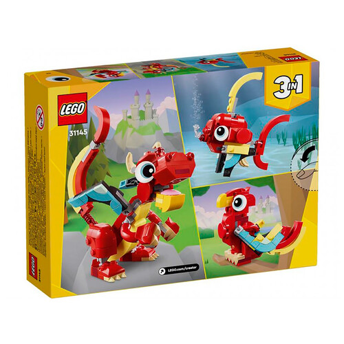 LEGO Dragón Rojo