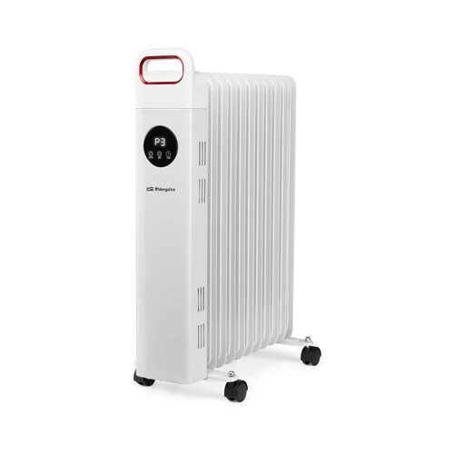 Radiador de aceite con WiFi ORBEGOZO RAW 2500, 2500W, 11 elementos, programable.