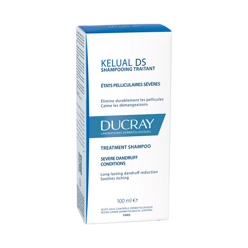 DUCRAY Kelual ds Champú anticaspa que además alivia el picor 100 ml.