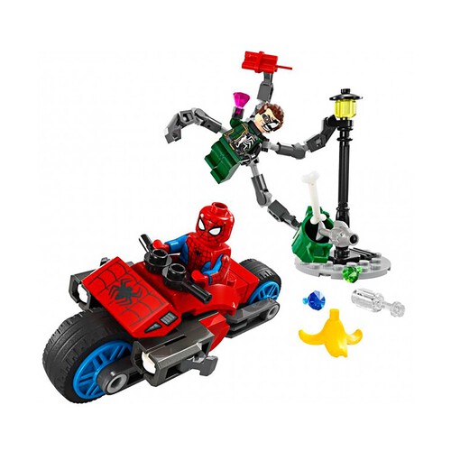 LEGO Súper Héroes Marvel Persecución En Moto: Spiderman Vs. Doc Ock