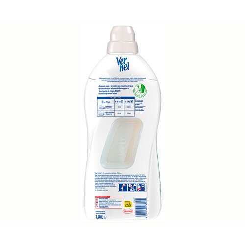 VERNEL Suavizante vernel delicado 80 ds 1400 ml