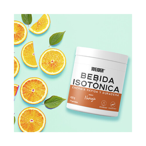 WEIDER Bebida isotònica naranja WEIDER 420 g.