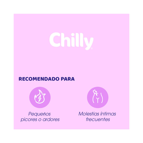 Jabón de higiene íntima, para el alivio de las molestias íntimas CHILLY 200 ml. 