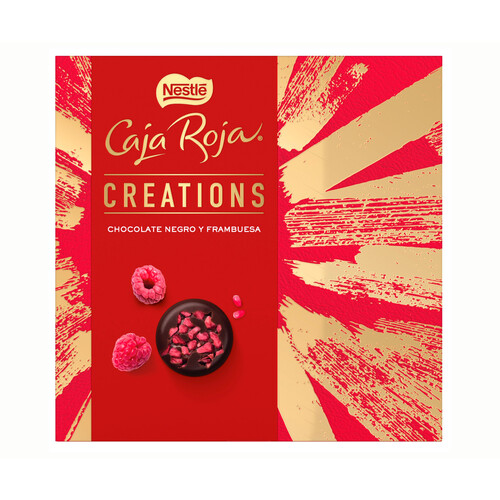 NESTLÉ Bombones caja roja creation frambuesa 109 g.