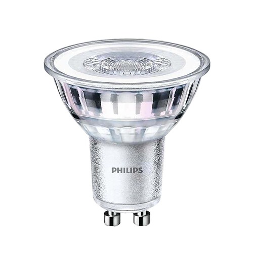 Bobilla Led GU10, 65W, luz fría, 4000K, 485lm, PHILIPS.