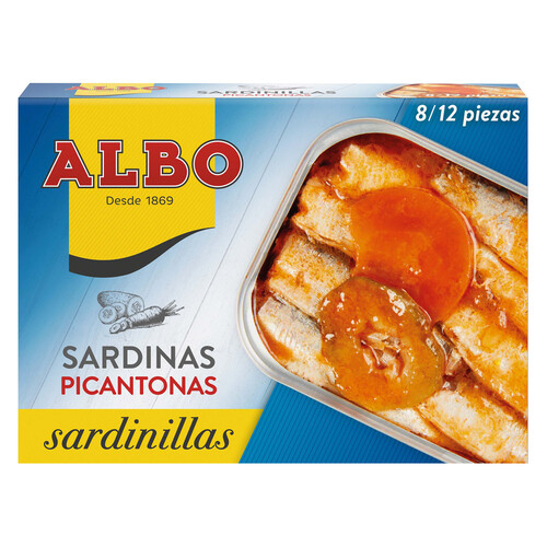 ALBO Sardinillas picantonas 8/12 piezas 105 g