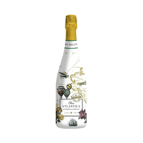 ALMA ATLÁNTICA Vino blanco frizzante (espumoso) botella 75 cl.