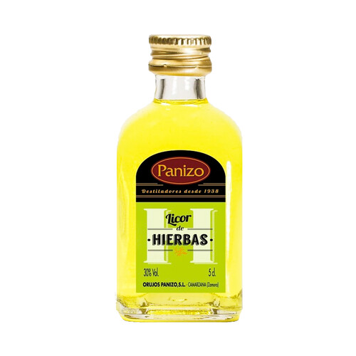 PANIZO Licor de hierbas con alcohol botella 5 cl.