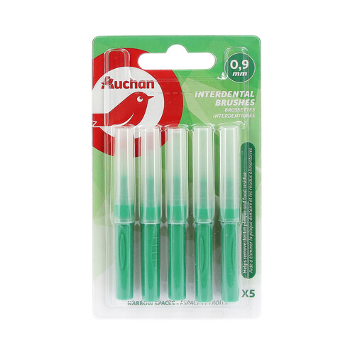 PRODUCTO ALCAMPO Cepillo interdental de 0.9 mm, para espacios estrechos PRODUCTO ALCAMPO 5 uds.