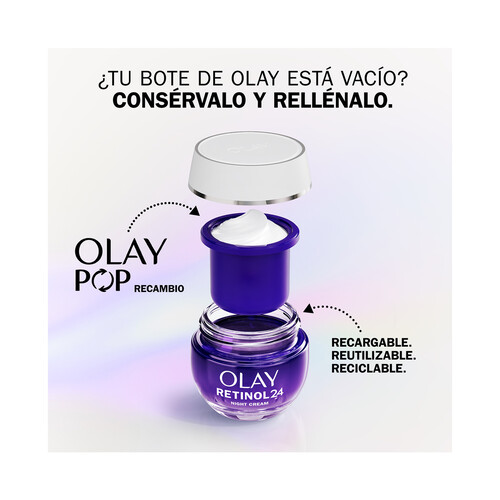 OLAY Crema regeneradora facial de día (50 ml) + crema hidratante de noche (50 ml).