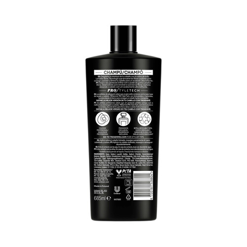 TRESEMMÉ Lamellar shine Champú para cabello apagado o sin vida 685 ml.