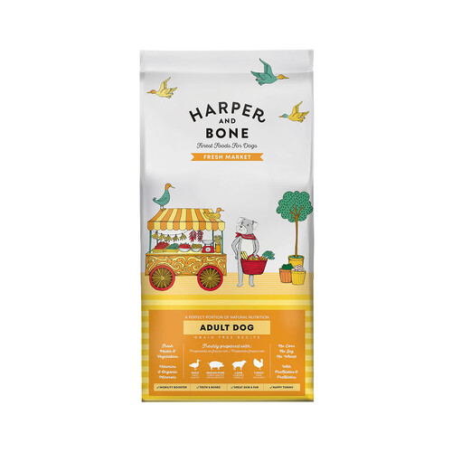 HARPER&BONE Pienso para perros medianos y grandes recetas mercado HARPER&BONE 3 kg.