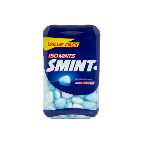 SMINT Caramelos sabor peppermint, sin azúcar SMINT XL 150 uds. 105 g.