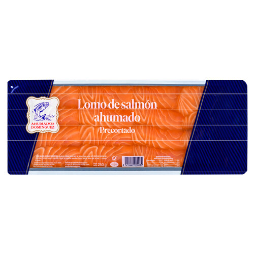 AHUMADOS DOMINGUEZ Salmón ahumado precortado 200g