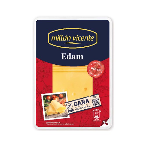 MILLÁN VICENTE Queso en lonchas Edam MILLÁN VICENTE 300 g.