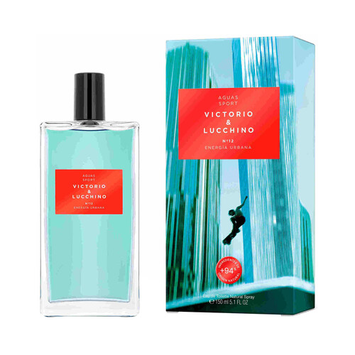 VICTORIO & LUCCHINO Aguas sport Nº12 Energía urbana Eau de toilette para hombre con vaporizador en spray 150 ml.