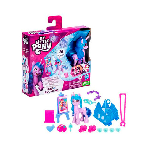 My Little Pony deja tu huella Izzy Moonbow, +5 años, incluye accesorios, HASBRO.