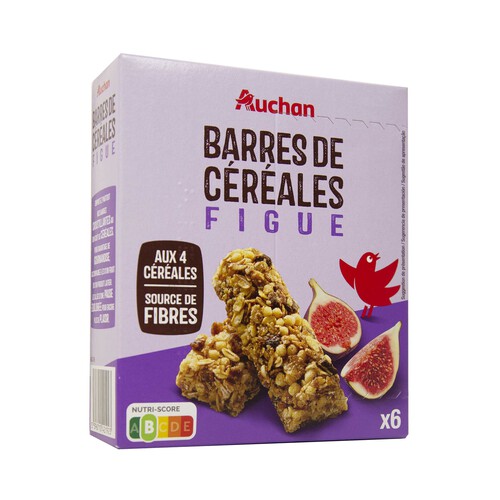 PRODUCTO ALCAMPO Barrtidas de cereales con higo PRODUCTO ALCAMPO CROUSTY 6 uds. x 21 g.