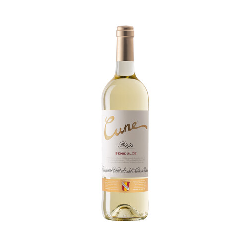 CUNE Vino blanco semidulce con D.O. Ca. Rioja botella 75 cl.