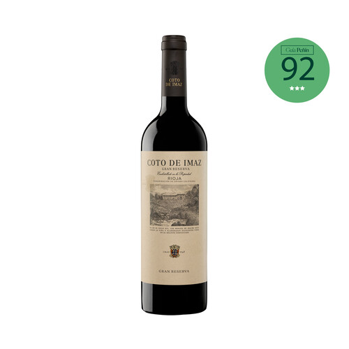 COTO DE IMAZ  Vino tinto gran reserva con D.O. Ca. Rioja botella 75 cl.