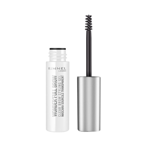 RIMMEL Wonderfull brow  tono transparente Máscara de cejas acondicionador en gel.