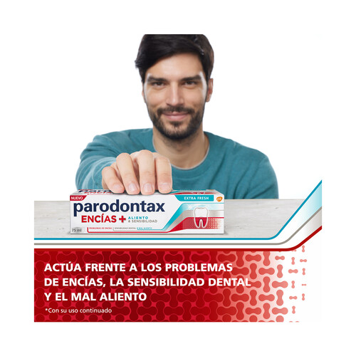 PARODONTAX Pasta de dientes para pesonas con sensibilidad y problemas de encías PARODONTAX Encías + 75 ml.