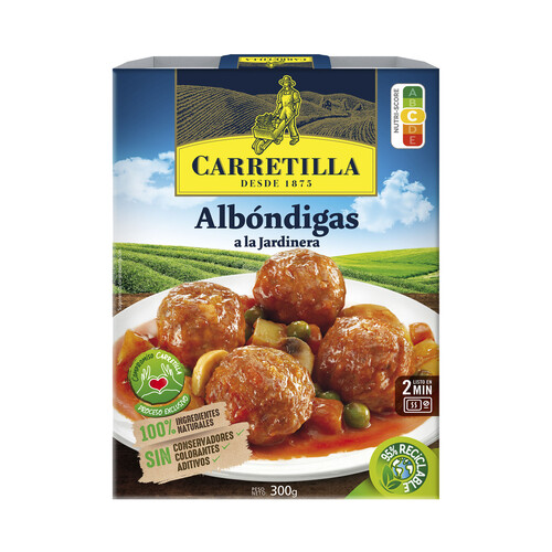 CARRETILLA Albóndigas a la jardinera CARRETILLA 275 g.