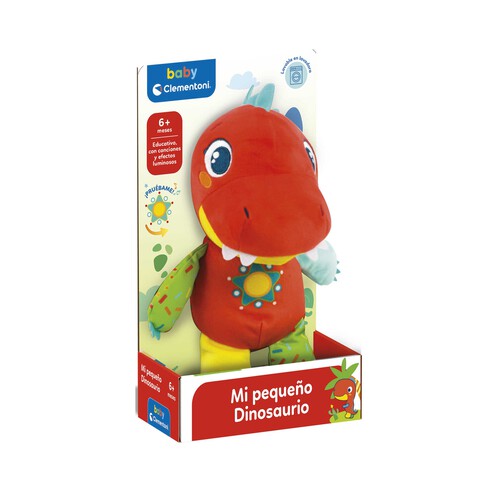 CLEMENTONI Baby T-Rex Peluche Interactivo +6M