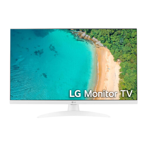 TV 68,6 cm (27) LED LG 27615S-WZ, Full HD, WEB OS 2HDMI 1USB, color blanco.