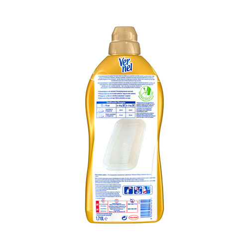 VERNEL Suavizante concentrado VERNEL Golds 95 lavados 1710 ml.