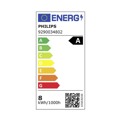 Bombilla Led E27, 7,3W=100W, luz cálida 3000K, 1535lm, PHILIPS.