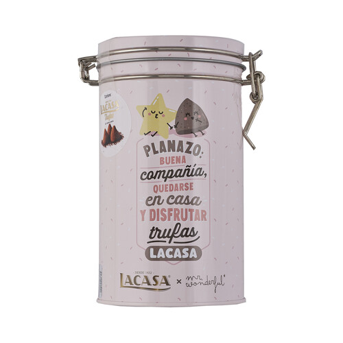 LACASA Trufas de chocolate LACASA Mr Wonderful lata de 100 g.