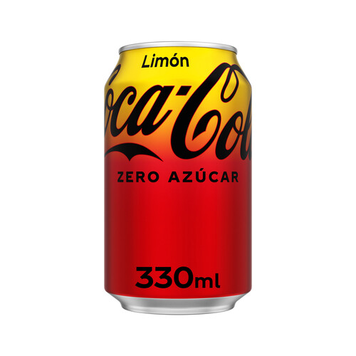 COCA COLA Zero  Bebida refrescante cola con limón en lata  33 cl