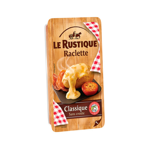 LE RUSTIQUE Lonchas de queso raclette 350 g.