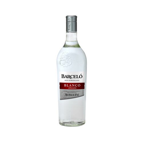 BARCELÓ Ron blanco añejado, producido en República Dominicana botella de 75 cl.