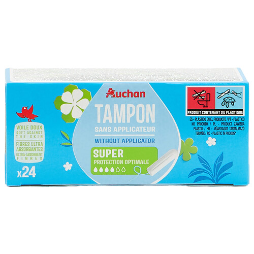 PRODUCTO ALCAMPO Tampones super sin aplicador 24 uds.