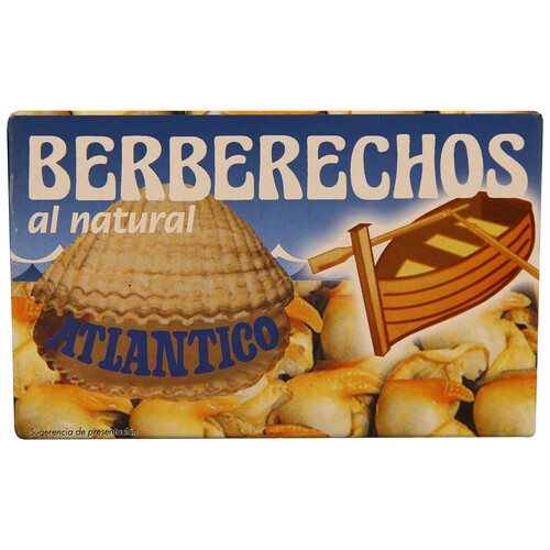 ATLÁNTICO Berberechos al natural 58 g.