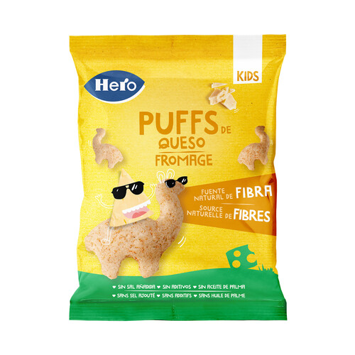 HERO Kids Snacks infantiles de trigo y queso, a partir de 36 meses 12 g.