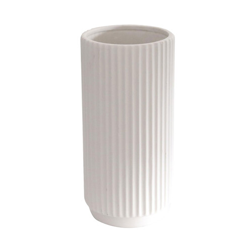 Jarrón cerámica de 12,2x12,2x24,9 centímetros, ACTUEL.