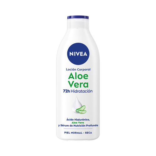 NIVEA Loción corporal hidratante con aloe vera para pieles normales a seca NIVEA 400 ml.