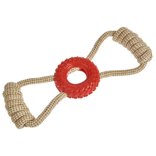 PRODUCTO ALCAMPO Anillos de cuerda Xl con donuts dental de 30 cm.