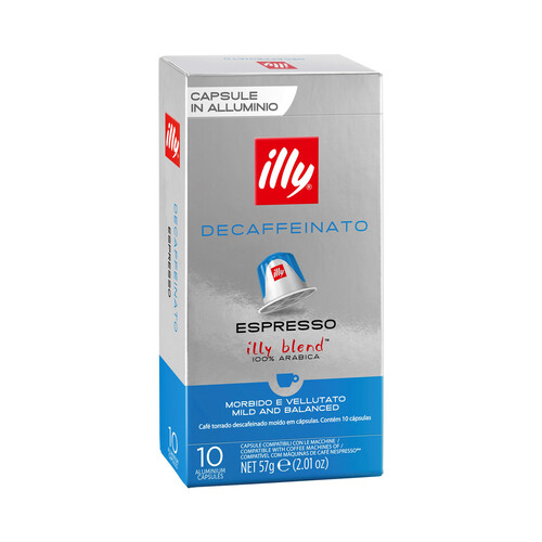 ILLY Café en cápsulas descafeinado 10 uds.